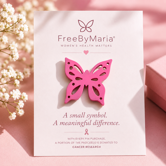 FreeByMaria – Butterfly Pin